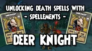 Wizard101: ⚔️UNLOCKING Death SPELLS with SPELLEMENTS - DEER KNIGHT⚔️