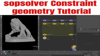 dynamic sop Solver Constraint Geometry  setup Tutorial