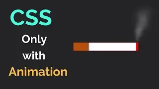 Cigarette Using CSS Only | CSS Animation | Nizami Coding.