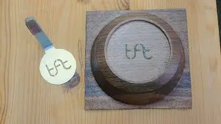 Tool making - Makers mark - tfturning logo stencil.