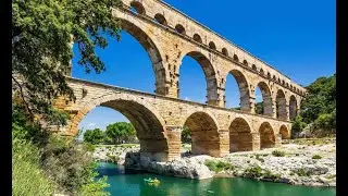 Walking in France フランスを散歩する【4K】Pont du Gard