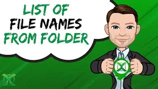 List of file names from a folder | Excel Power Query 05