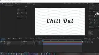 017.  After Effects.  Wave effect