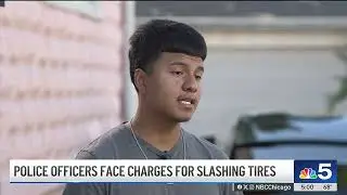 2 Chicago police officers face charges for slashing tires
