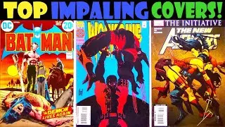 Best IMPALING comic book covers! TOP underrated overlooked stabbing spear comics cover Comicsamurai