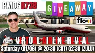 LIVE | MSFS | *GIVEAWAY - FLOW* | SimFanatic VA Livery Reveal | Fly-In | PMDG 738 | LIRF-LICR-LMML