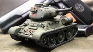 Meng Russian t34/76 Medium tank cartoon build (World War Toons)