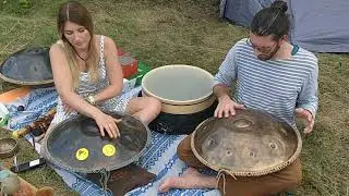 Atom handpan feat Omana handpan EthnoDrum 2018