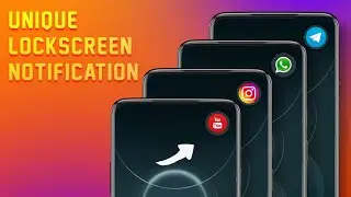 🤩Unique LED Notification Light Icon on the lockscreen of any Android phone for free!