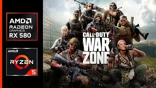 Call of Duty Warzone - Teste de FPS - RX 580 - | Ryzen 5 5500 | - 16GB RAM