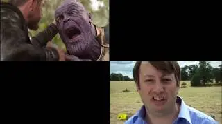 Infinity Snap in real time with Peep Show S8E6 Quantocking II