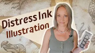 Kann ich eine alte Illustration faken? - Distress Ink und Pitt Artist Pen