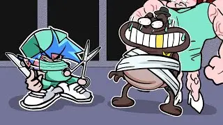 Friday Night Funkin' | Boyfriend Vs SHERIFF JEFF Garten of BanBan | Swap FNF | Speedpaint.