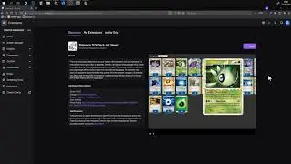 How to use: Pokemon TCG Deck List Viewer Twitch Extension