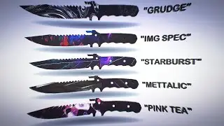 Photoshop Touch : Making 5 Knife Skins in Less than 10min : Critical Ops Knife contest Meme