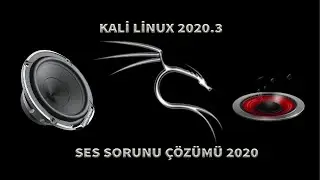 KALİ LİNUX 2020.3 SOUND PROBLEM SOLUTION 2020