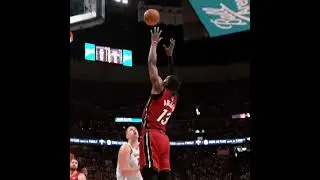 Max Strus alley oop for Bam Adebayo