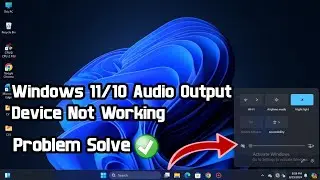 Windows 10/11 Audio Output Not Working | How To Fix Windows 10/11 Audio Sound Problems | 2024