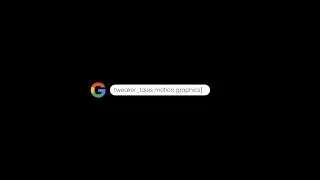Google Logo Animation | After Effects | MotionDesign | Tweaker_tales