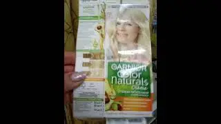 Garnier color Naturals.Краска для волос Гарньер.Что там за краска,если вместо перчаток ПОЛОЖИЛИ ЭТО?