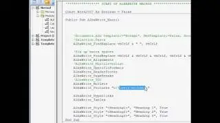 Inserting pictures using the Macro