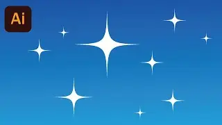 Adobe Illustrator Tutorial | Twinkling Star | #shorts