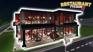 Modern Restaurant Speed Build- Restaurant Tycoon 2 ll Roblox