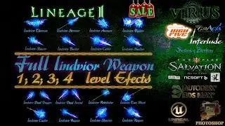 Full Set of Lindvior Weapons 1,2,3,4 Level. LINEAGE II - FAFURION. Any Chronicles ◄√i®uS►