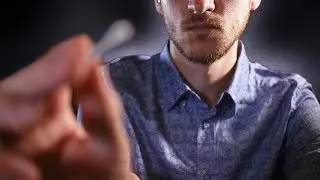 Rainy Ear Cleaning, Scratching, massage with English/Slovak whispering ASMR