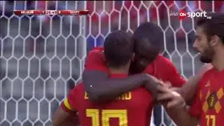 ملخص و اهداف المنتخب البلجيكي  مع نظيره المنتخب المصري HD
