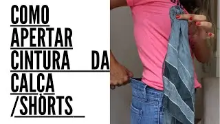 Como apertar a cintura da calça / shorts usando lenço /Nati Nahas