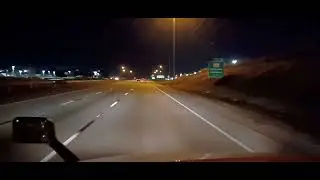 Driving a semi in Lakeland, Florida