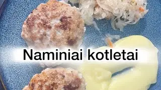 Labai skanus, sultingi naminiai kotletai