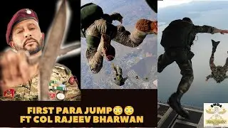 First Para Jump 😂😂ft Col Rajeev bharwan#indianarmy #parasf #armystatus #armylover#armylife