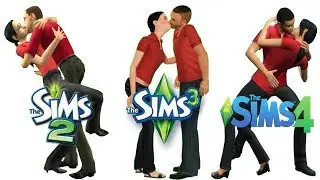 ♦ Sims 2 vs Sims 3 vs Sims 4: Kisses & Interactions