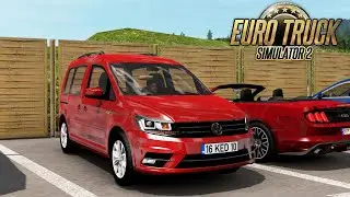 ETS2 Volkswagen Caddy car mod 🚗 (Euro Truck Simulator 2)