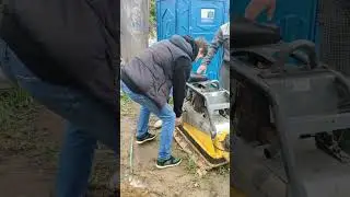 Заводим трамбовку вручную