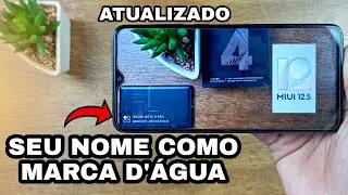 TEM XIAOMI? ENTÃO COLOQUE SEU NOME COMO (MARCA D'ÁGUA) NA FOTO - ATUALIZADO MIUI12.5