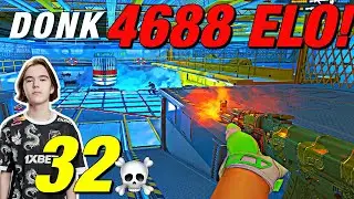 donk ELO 4688 faceit #1 player nuke POV! 🥵
