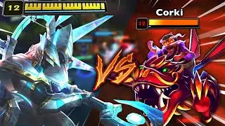 Steamrolling Corki Midlane with my E max Nasus tech! | Carnarius | League of Legends