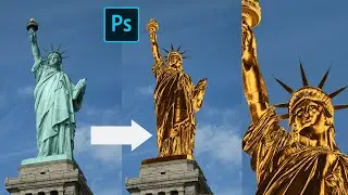Turn anything into gold | Photoshop Tutorial