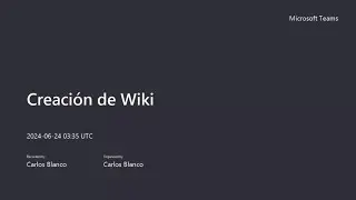 Creación de Wiki 24/06/2024