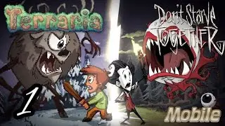 Terraria mobile: Don't Starve Together Crossover Gameplay! | 1
