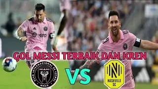 Gol Kren Moment Messi antara Inter Miami vs Nashville #messi #messigoal