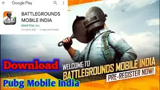 🇮🇳😀!! Finally Pubg mobile India lanch in Playstore !! Download from link description.