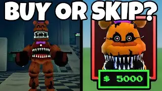 Is The NEW Nightmare Fredbear Tower WORTH IT? - Roblox Five Nights TD (FNTD)
