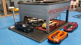 3D Printing a Custom Porsche Dealership Diorama for your Hotwheels