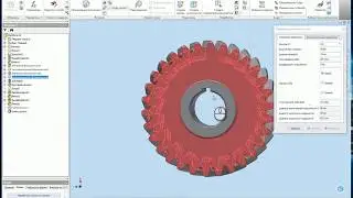 Parametrization in Autodesk Inventor using the example of constructing a gear with an involute pr...