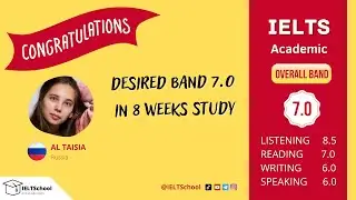 Desired band 7.0 in 8 weeks study