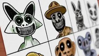 How to Draw Zoonomaly Characters